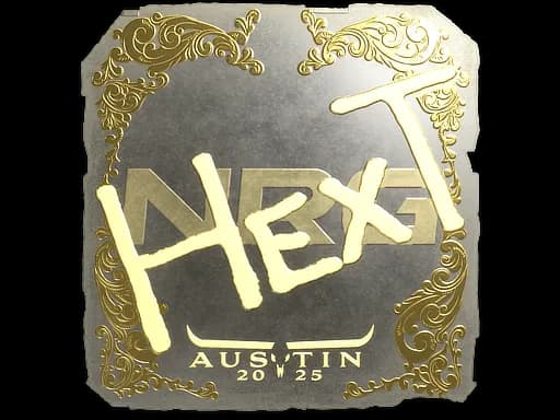 Sticker | HexT (Gold) | Austin 2025
