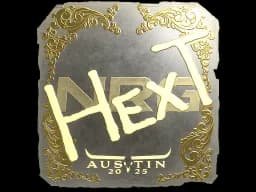 Sticker | HexT (Gold) | Austin 2025