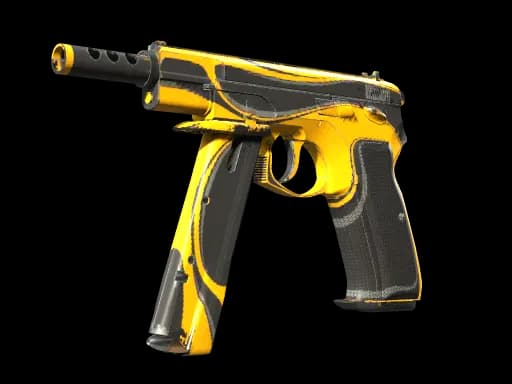 StatTrak™ CZ75-Auto | Yellow Jacket (Well-Worn)