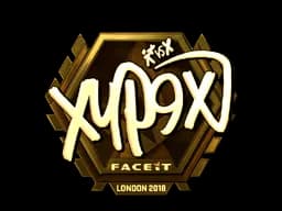 Sticker | Xyp9x (Gold) | London 2018