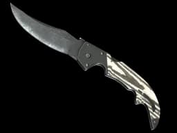 ★ Falchion Knife | Black Laminate (Factory New)