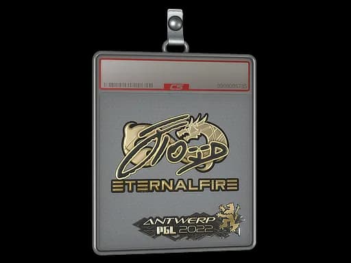 Sticker Slab | xfl0ud (Gold) | Antwerp 2022