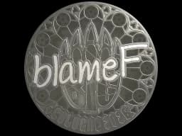 Sticker | blameF (Foil) | Cologne 2026