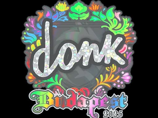 Sticker | donk (Holo) | Budapest 2025