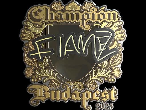 Sticker | FlameZ (Gold, Champion) | Budapest 2025