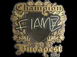Sticker | FlameZ (Gold, Champion) | Budapest 2025