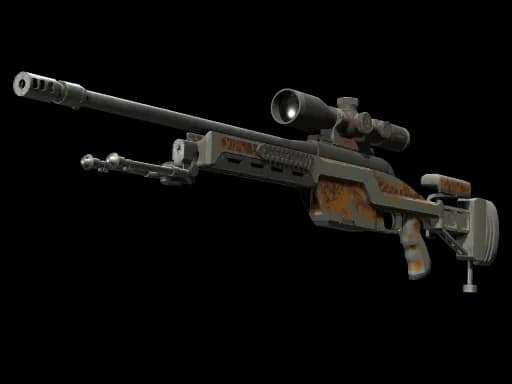 SSG 08 | Orange Filigree (Battle-Scarred)