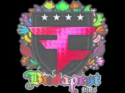Sticker | FaZe Clan (Holo) | Budapest 2025