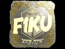 Sticker | F1KU (Gold) | Austin 2025