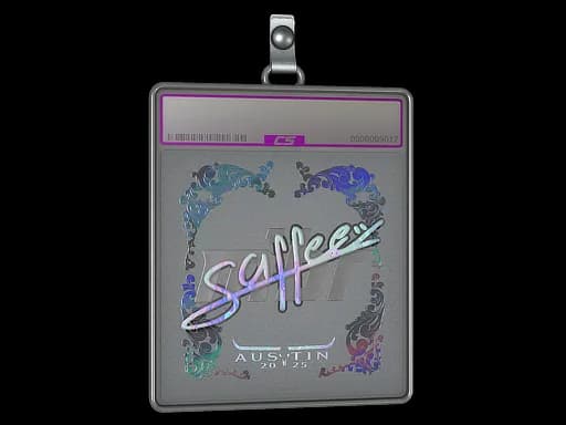 Sticker Slab | saffee (Holo) | Austin 2025