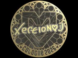 Sticker | xertioN (Gold) | Cologne 2026