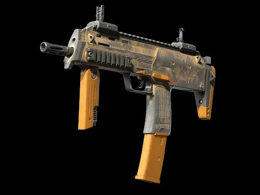 MP7 | Short Ochre (Battle-Scarred)