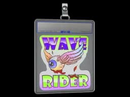 Sticker Slab | Toxic Wave Rider