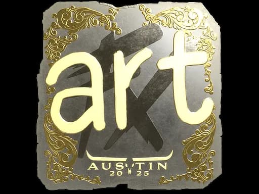 Sticker | arT (Gold) | Austin 2025