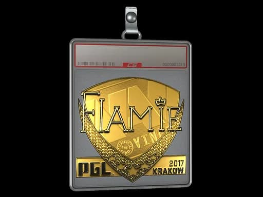 Sticker Slab | flamie (Gold) | Krakow 2017