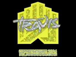 Sticker | TRAVIS (Glitter) | Copenhagen 2024