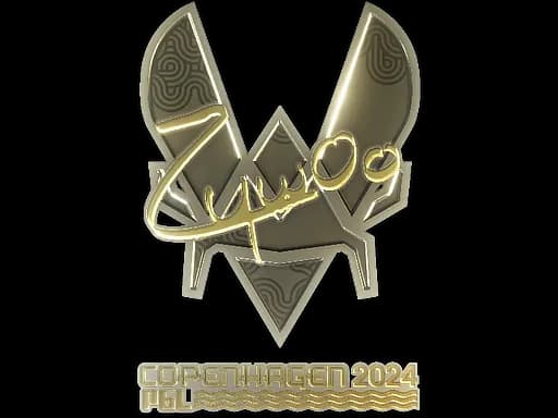 Sticker | ZywOo (Gold) | Copenhagen 2024
