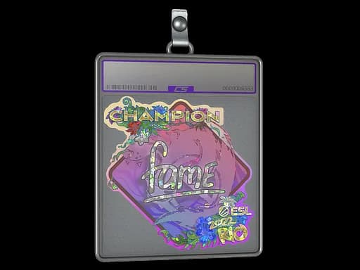 Sticker Slab | fame (Glitter, Champion) | Rio 2022