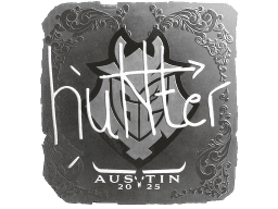 Sticker | huNter- (Foil) | Austin 2025