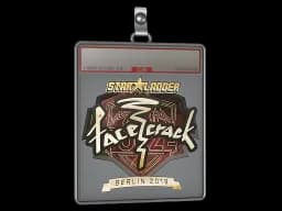 Sticker Slab | facecrack (Gold) | Berlin 2019