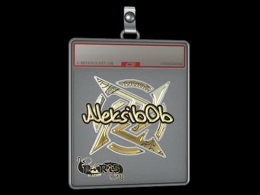 Sticker Slab | Aleksib (Gold) | Paris 2023