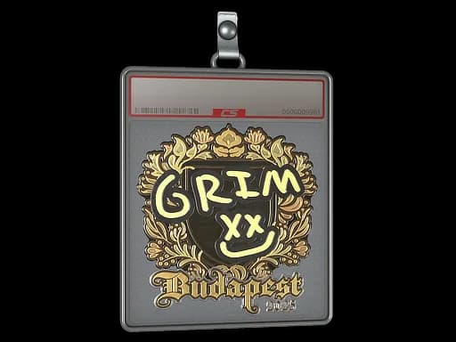 Sticker Slab | Grim (Gold) | Budapest 2025