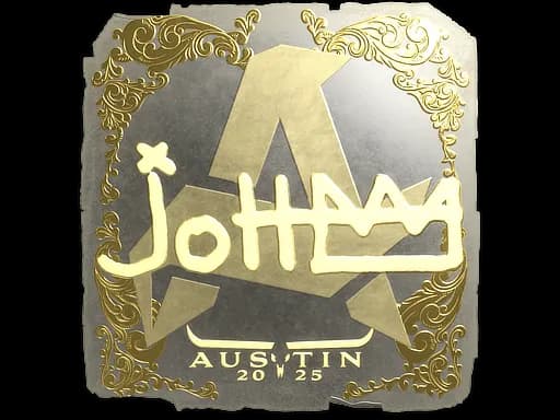 Sticker | jottAAA (Gold) | Austin 2025