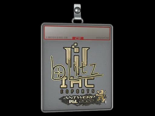 Sticker Slab | bLitz (Gold) | Antwerp 2022