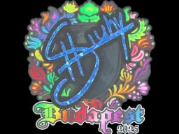 Sticker | siuhy (Holo) | Budapest 2025