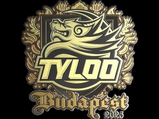 Sticker | TYLOO (Gold) | Budapest 2025