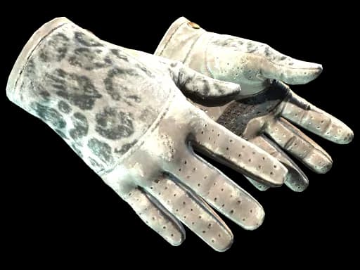 ★ Driver Gloves | Snow Leopard (Battle-Scarred)