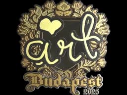 Sticker | arT (Gold) | Budapest 2025
