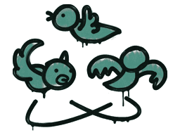 Sealed Graffiti | Dizzy (Frog Green)