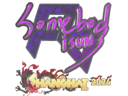 Sticker | somebody (Holo) | Shanghai 2024