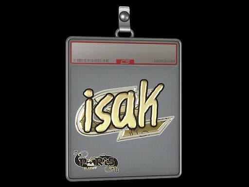 Sticker Slab | isak (Gold) | Paris 2023