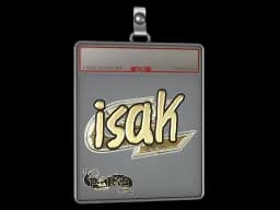 Sticker Slab | isak (Gold) | Paris 2023