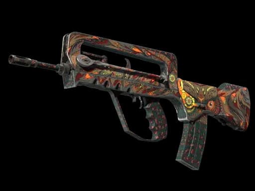 StatTrak™ FAMAS | Eye of Athena (Well-Worn)