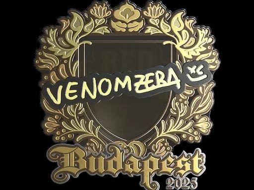 Sticker | venomzera (Gold) | Budapest 2025