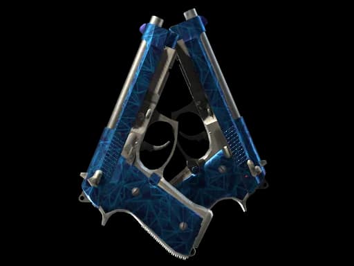 Dual Berettas | Cobalt Quartz (Minimal Wear)