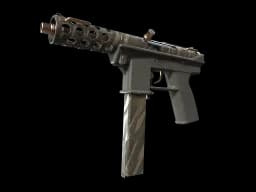 Tec-9 | Tiger Stencil (Well-Worn)