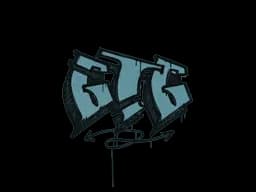 Sealed Graffiti | GTG (Wire Blue)
