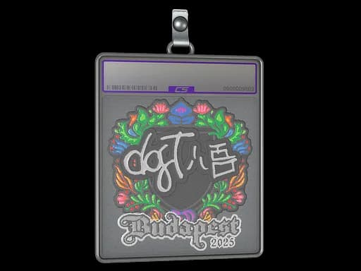 Sticker Slab | dgt (Embroidered) | Budapest 2025