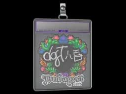 Sticker Slab | dgt (Embroidered) | Budapest 2025