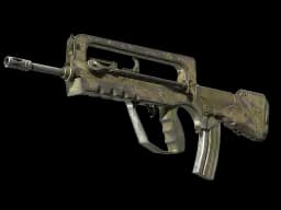 FAMAS | Palm (Battle-Scarred)