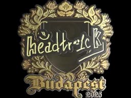 Sticker | headtr1ck (Gold) | Budapest 2025