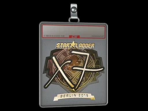 Sticker Slab | xseveN (Gold) | Berlin 2019