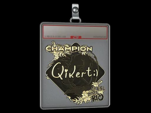 Sticker Slab | qikert (Gold, Champion) | Rio 2022