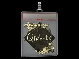 Sticker Slab | qikert (Gold, Champion) | Rio 2022