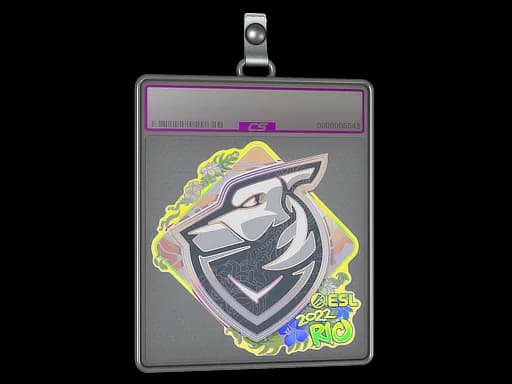 Sticker Slab | Grayhound Gaming (Holo) | Rio 2022