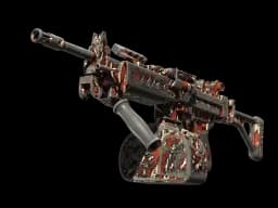 Negev | Lionfish (Battle-Scarred)